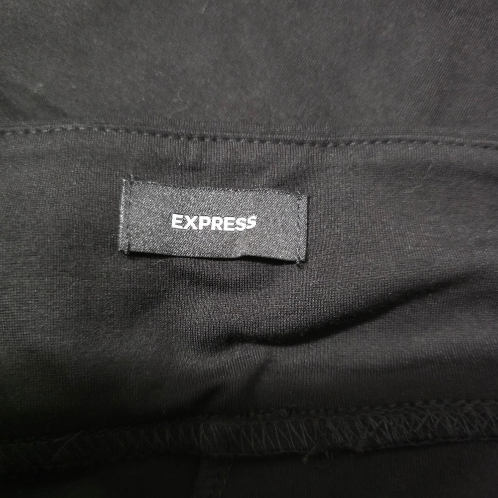 Express Womens XL Black Ponte Pant Pull On Slim Leg Ankle Trousers NWT - Picture 5 of 9